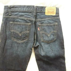 Levi's 505 Regular Fit Raw Indigo Jeans 14 27x27